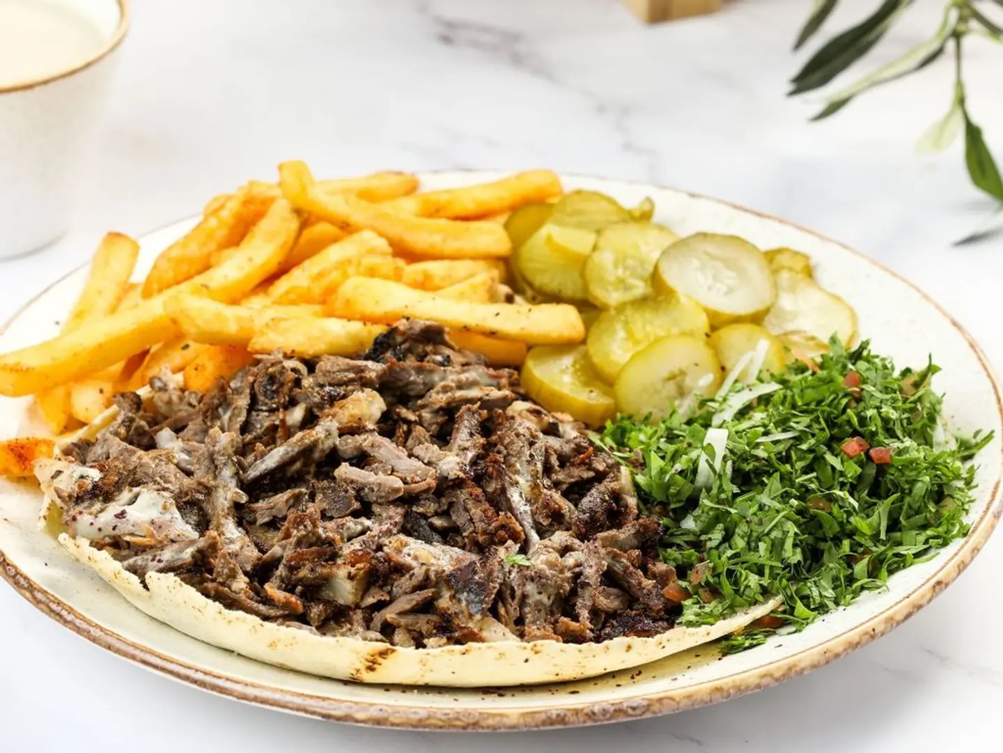 Meat Shawarma Platter