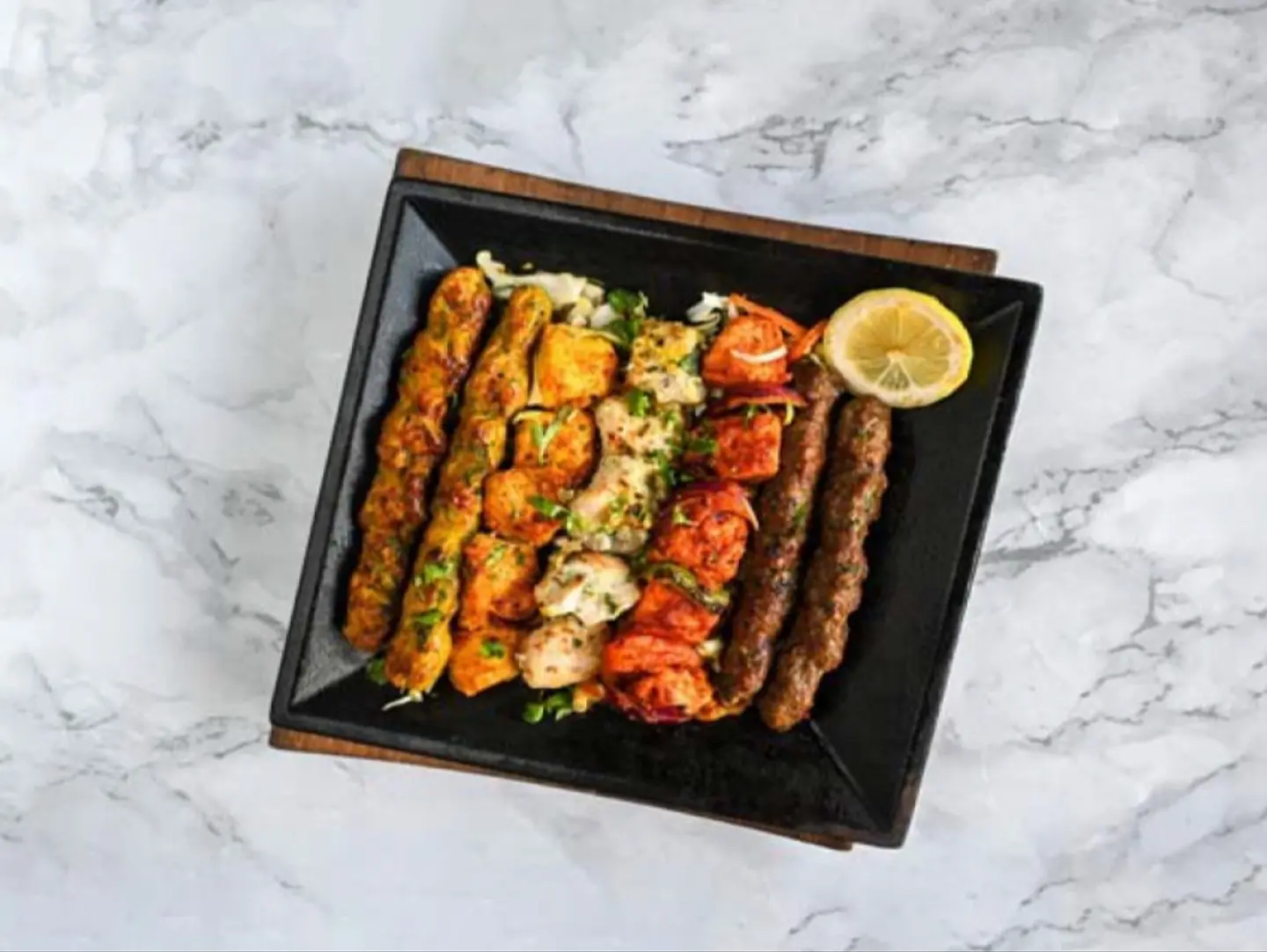 Mix Grill Platter With Rice