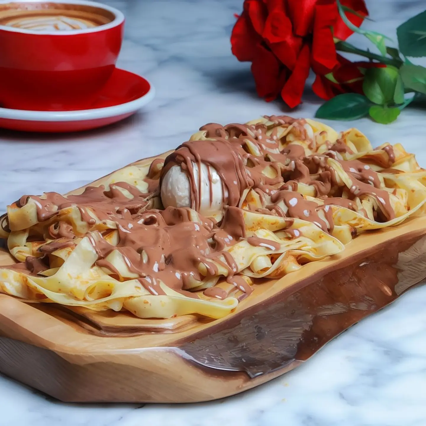 Fettuccine Crepe