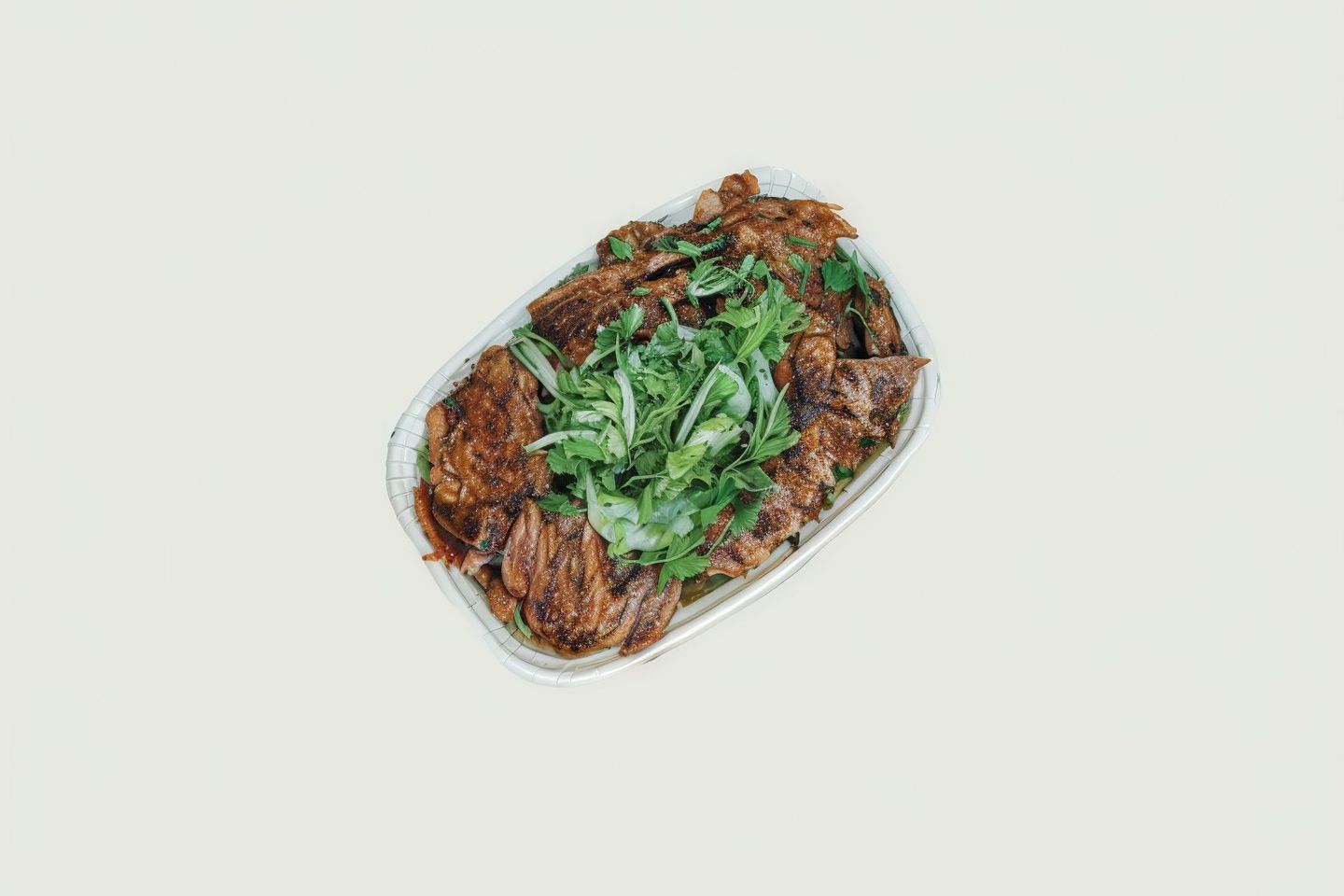 Shawarma Is A Plate Of Fresh Meat