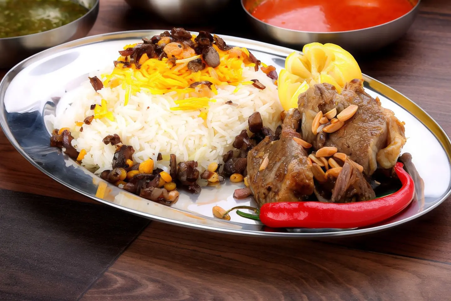 مجبوس لحم مطبق