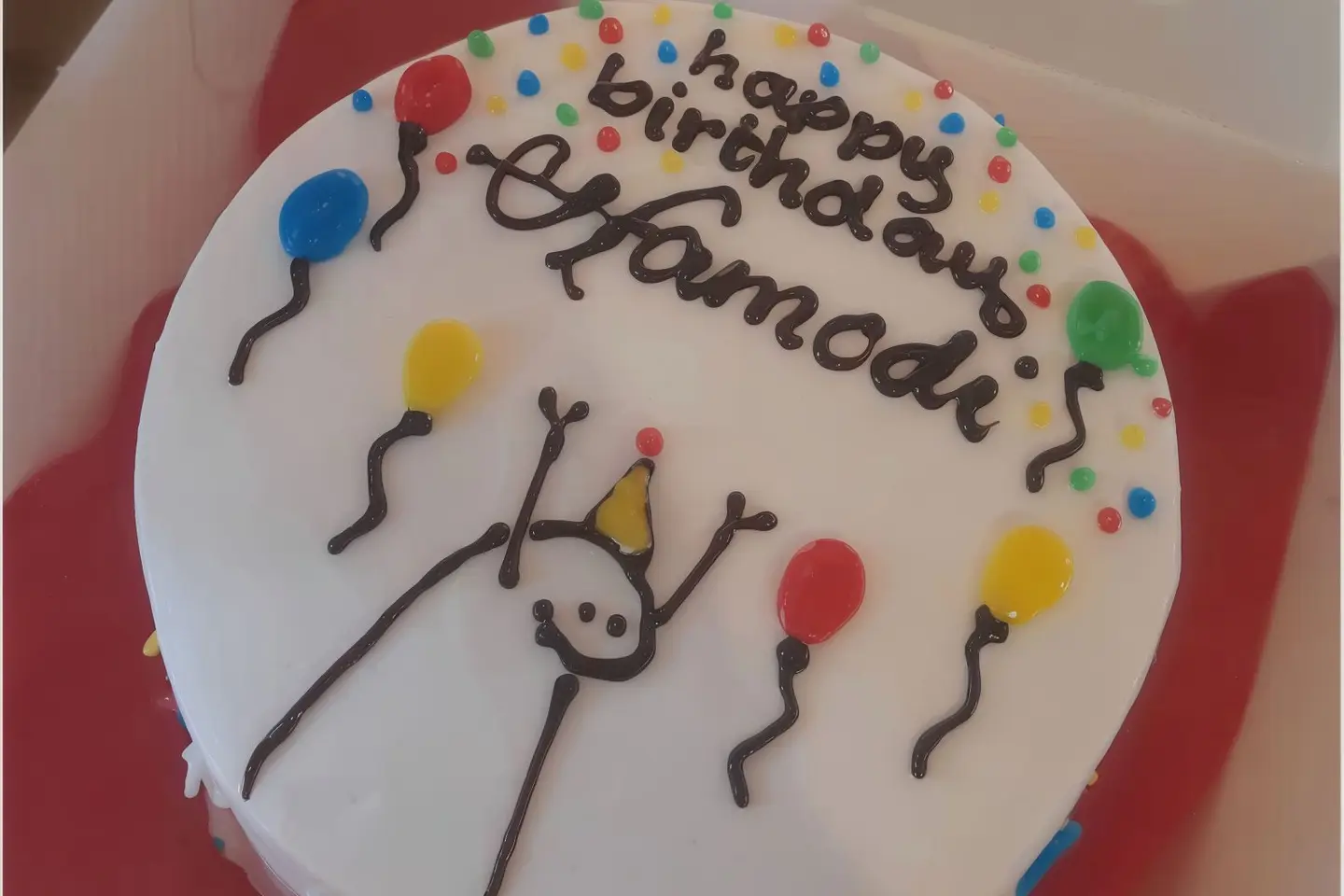 Birthday  Lunch Cake