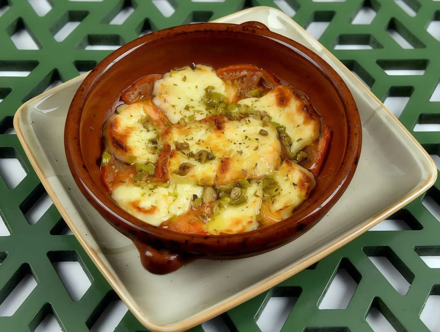 Halloumi With Muhamara