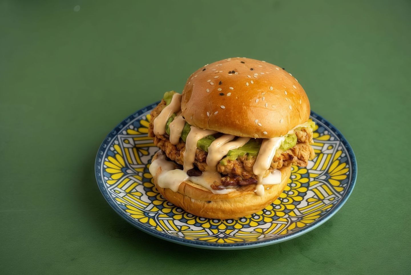 Mexican Chicken Burger