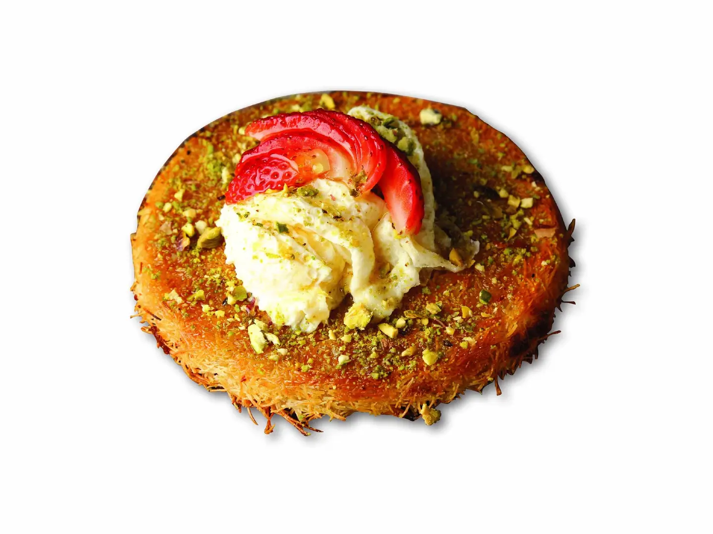 كُنافة أضنة بالقشطة