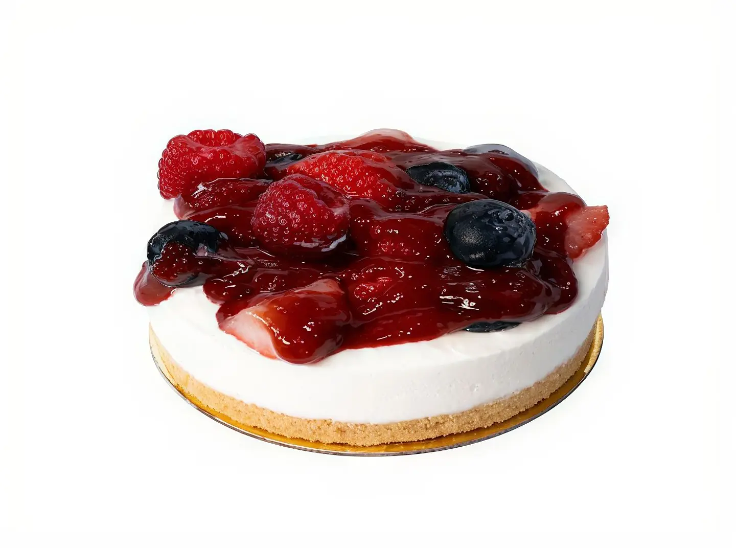 Strawberry And Raspberry Cheesecake