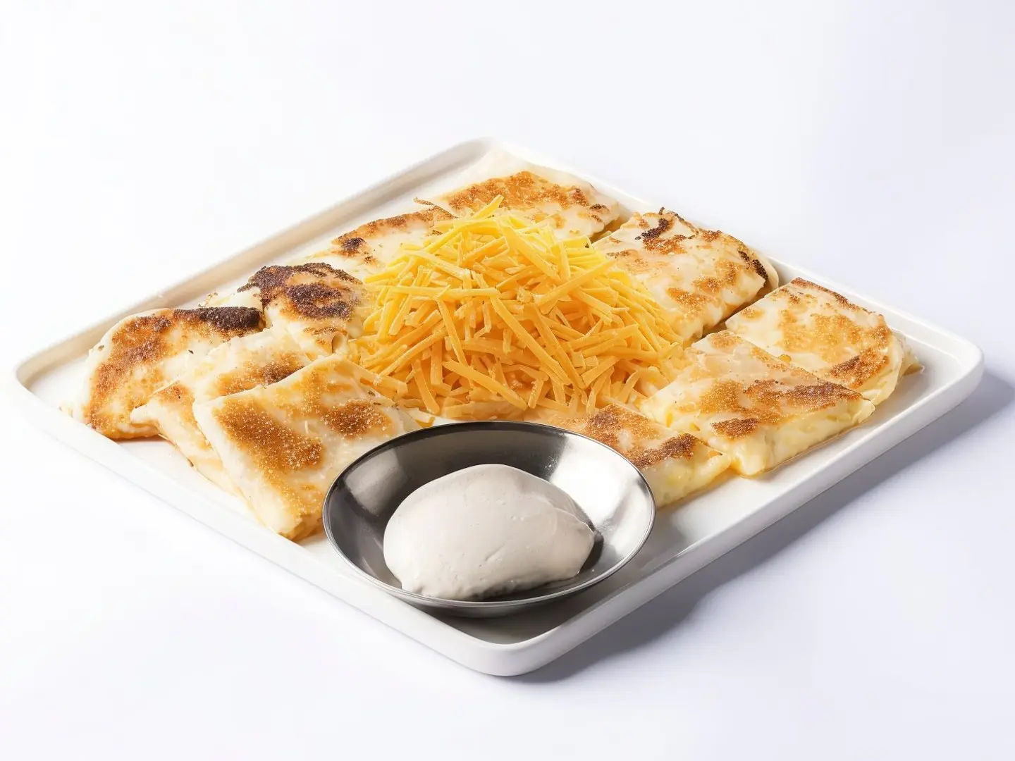 مطبق جبن حلو مع شيدر