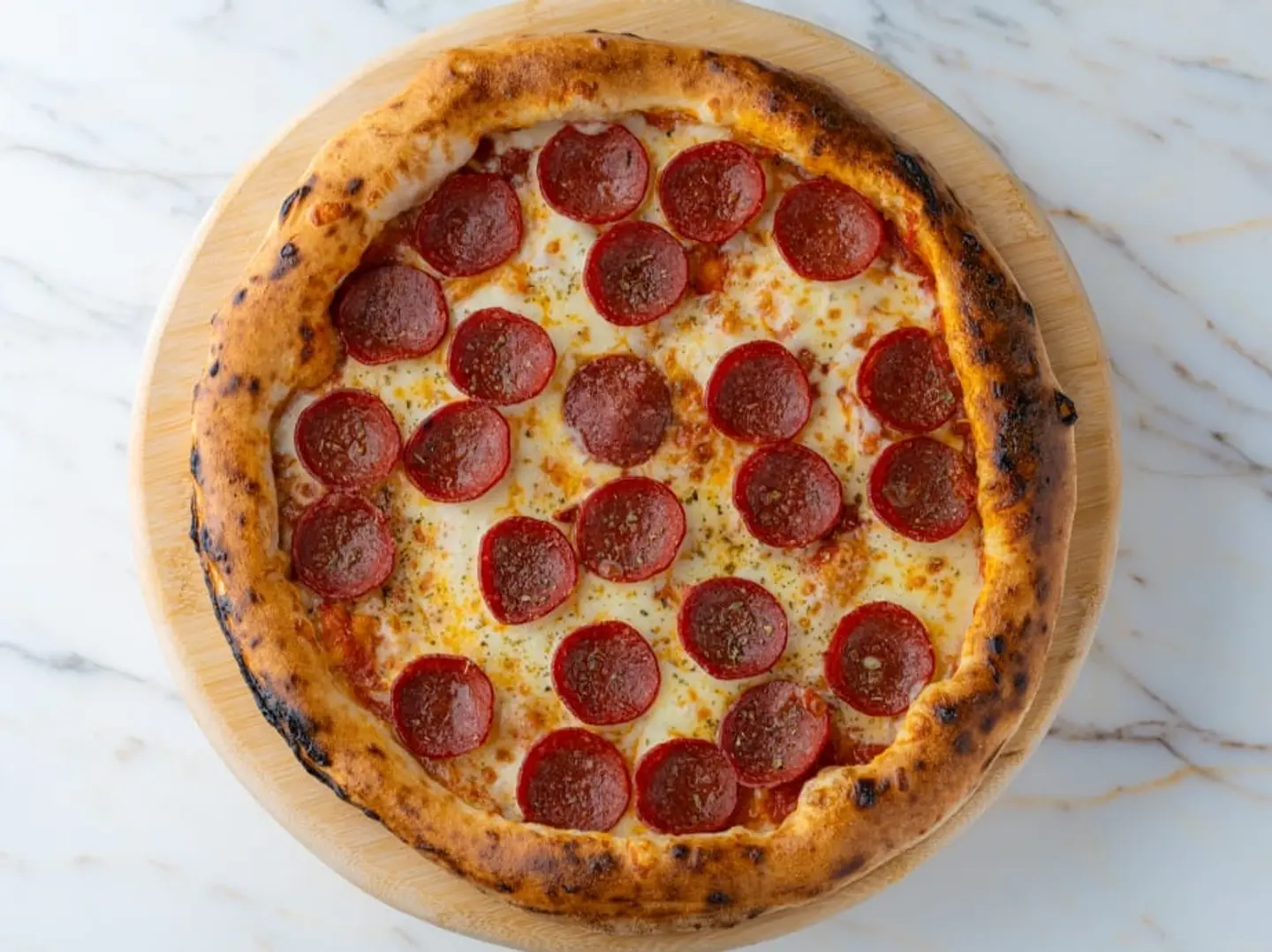 Beef Pepperoni Pizza Medium Size