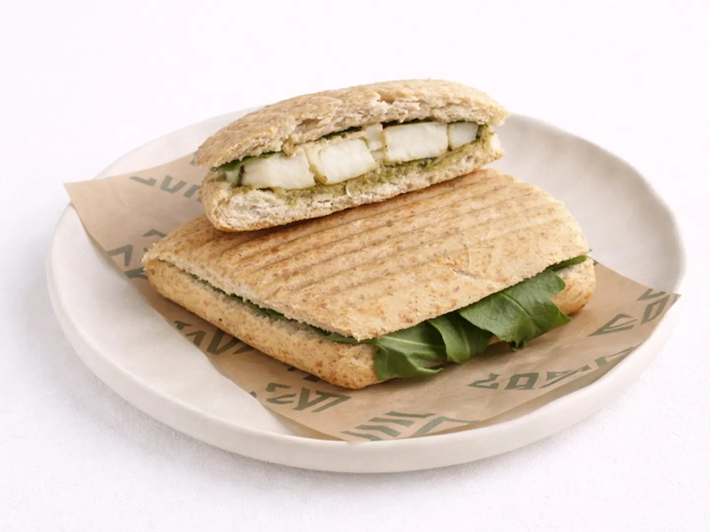 Halloumi Sandwich With Pesto