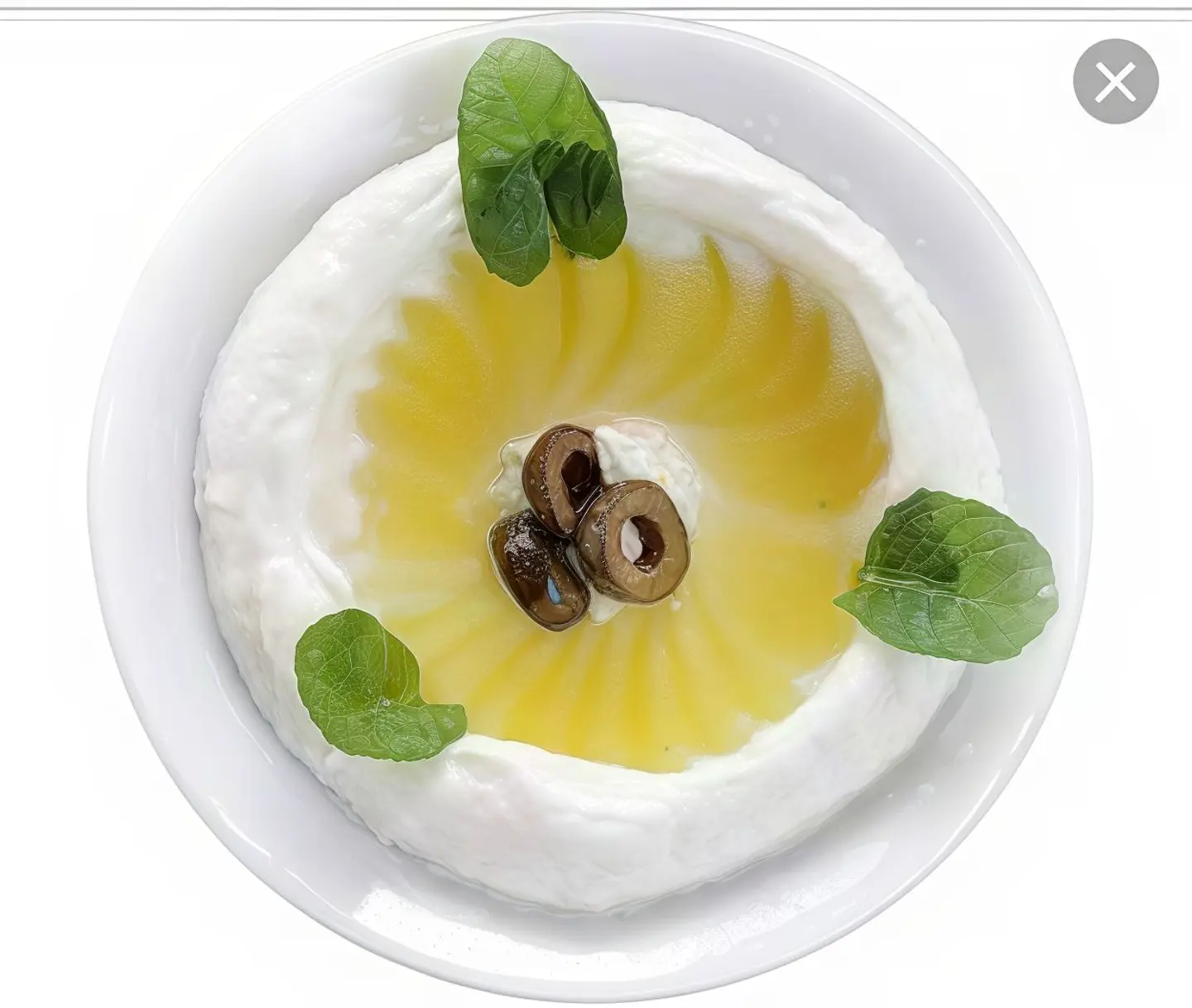 صحن لبنه تركي طازجه