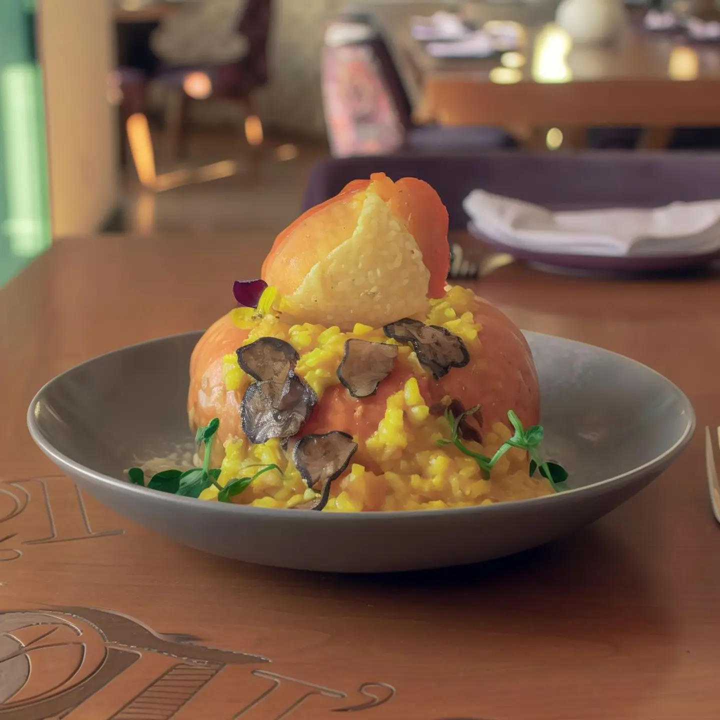 Pumpkin And Truffle Risotto