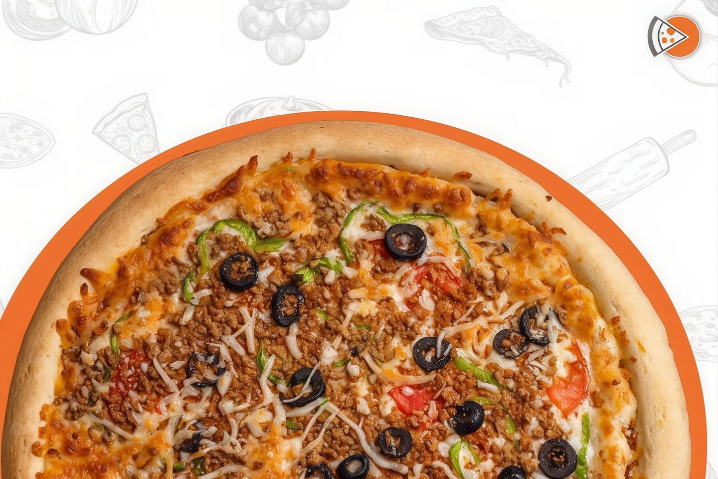 Ground Meat Pizza