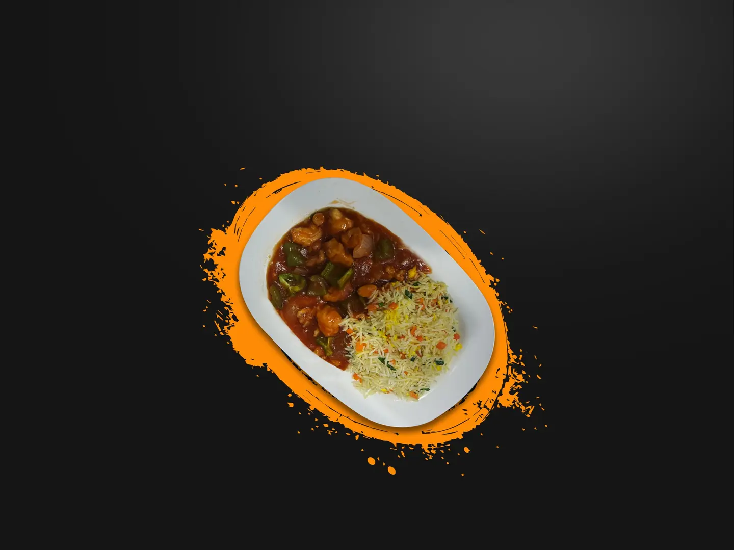 دجاج شاشلك مع أرز