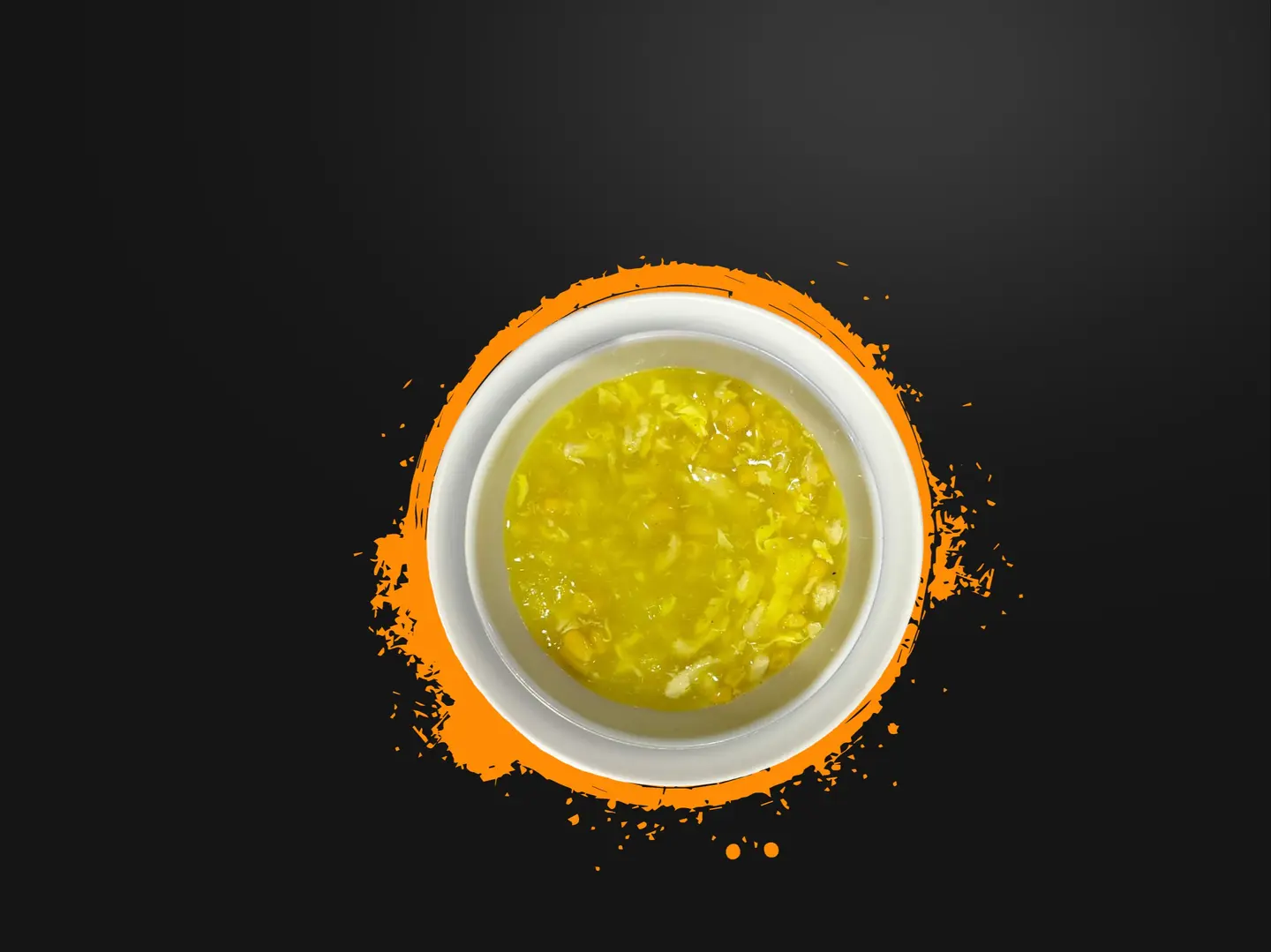شوربة دجاج بالذرة