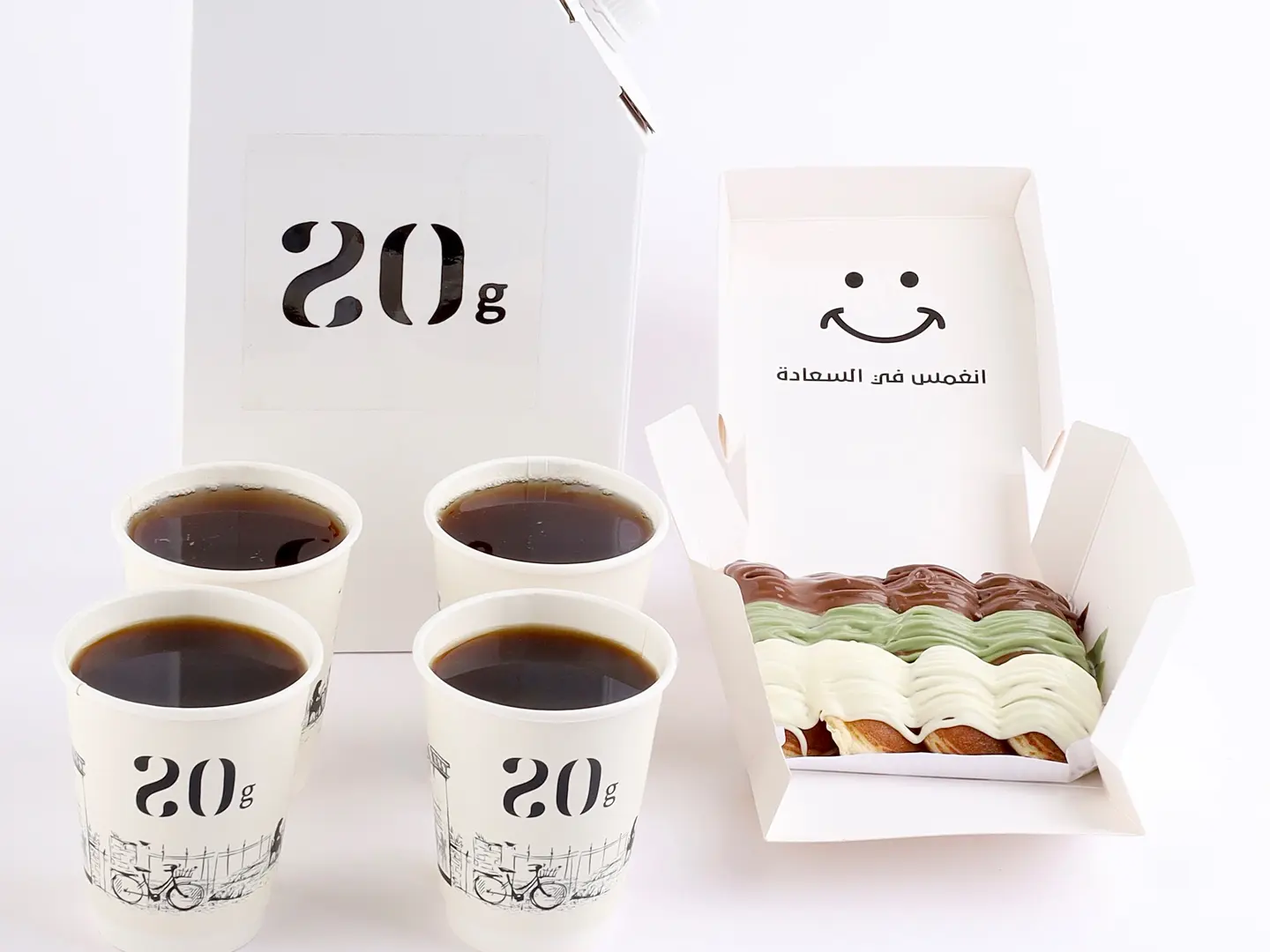 Mini Pancakes And Box Cofe