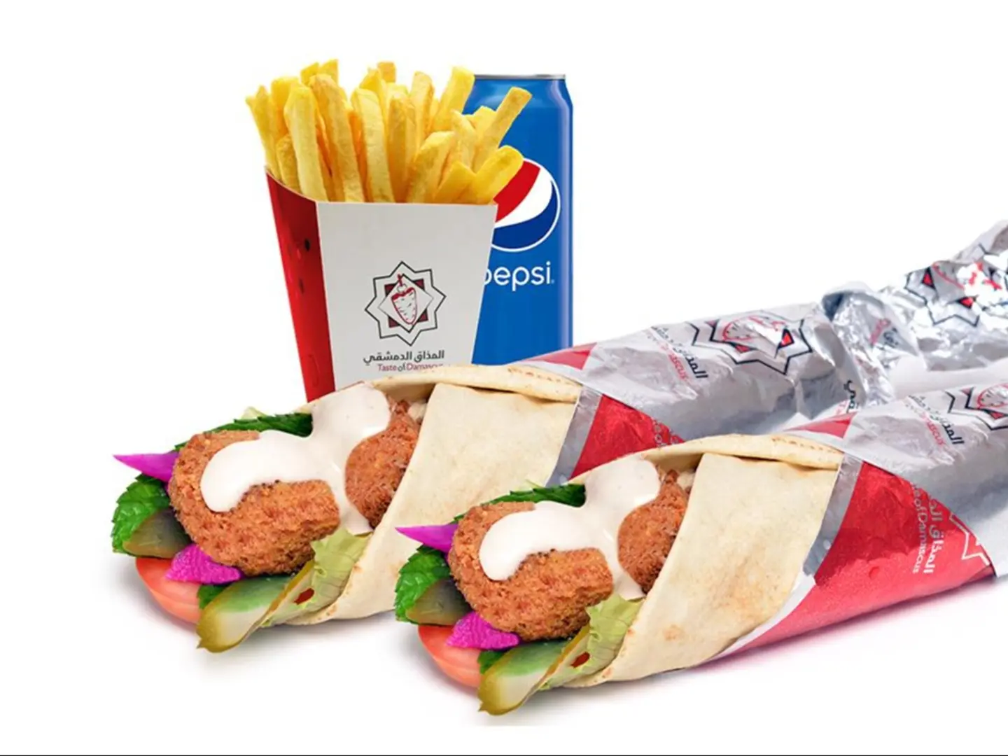 وجبة شامي فلافل