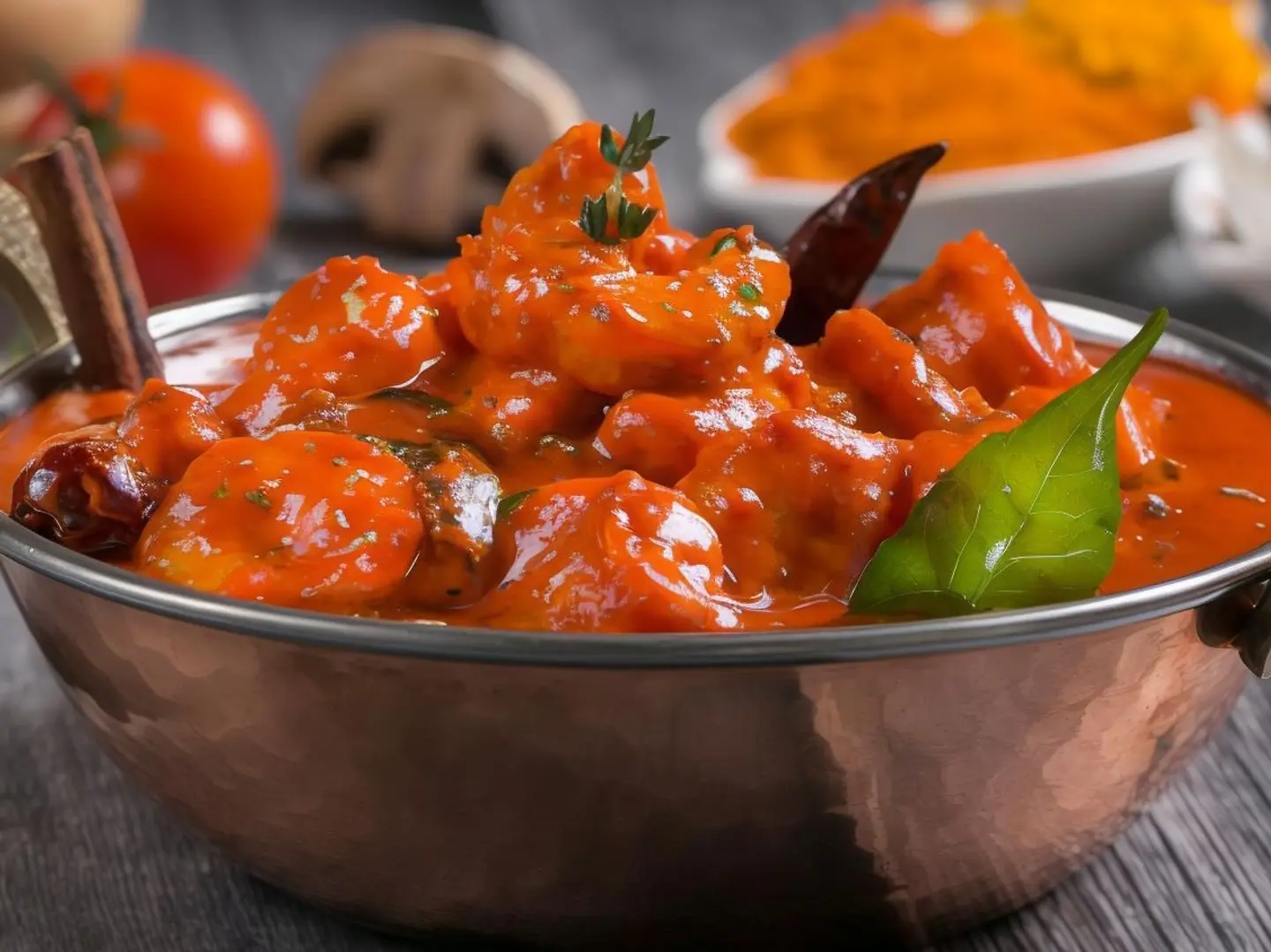 روبيان مسالا بالزبدة