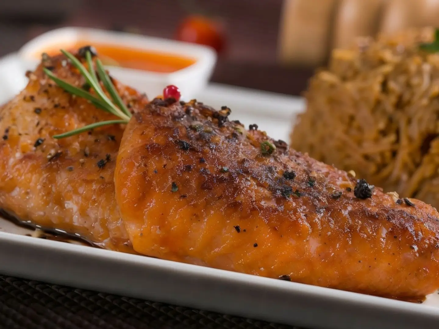 فيليه سمك مع الطحينة