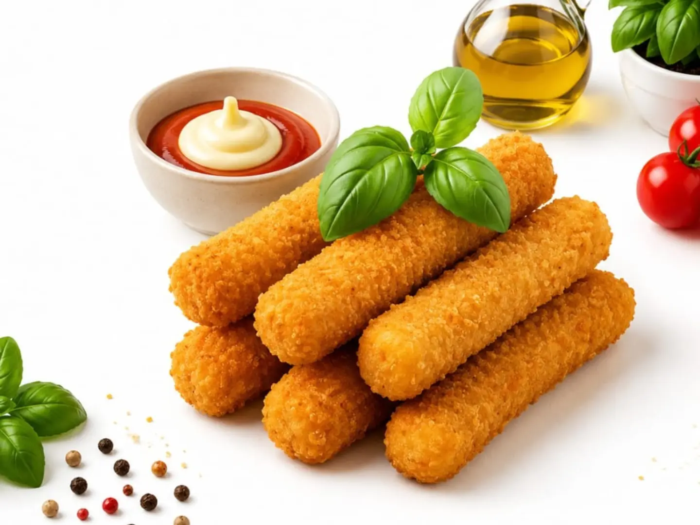 Fried Mozzarella Sticks