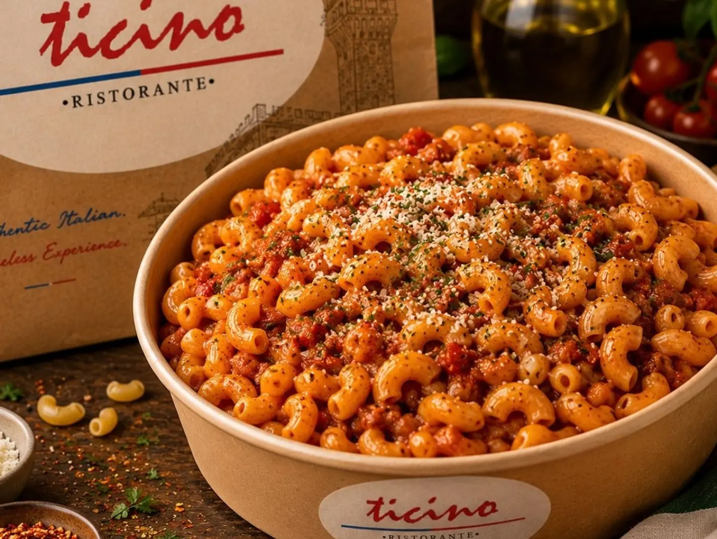 Ticino Pasta With Shrimps