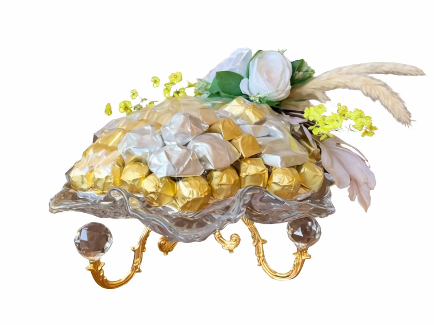 صحن شوكولا كريستال 9