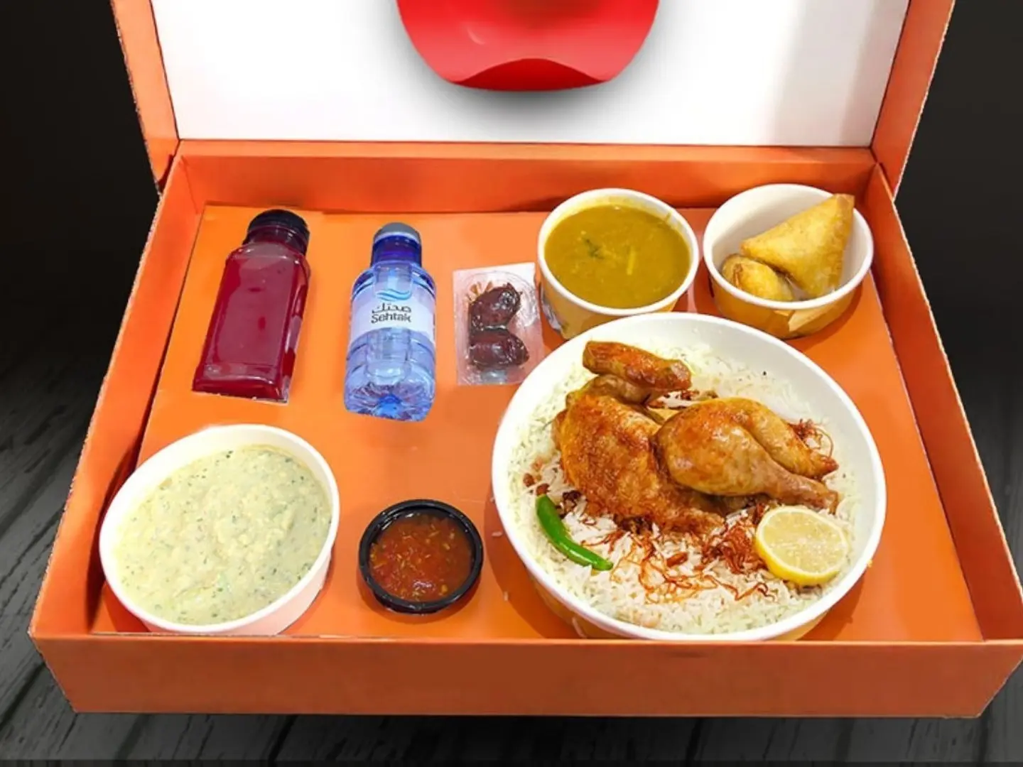 بوكس وجبة رمضان كاملة ( نصف)