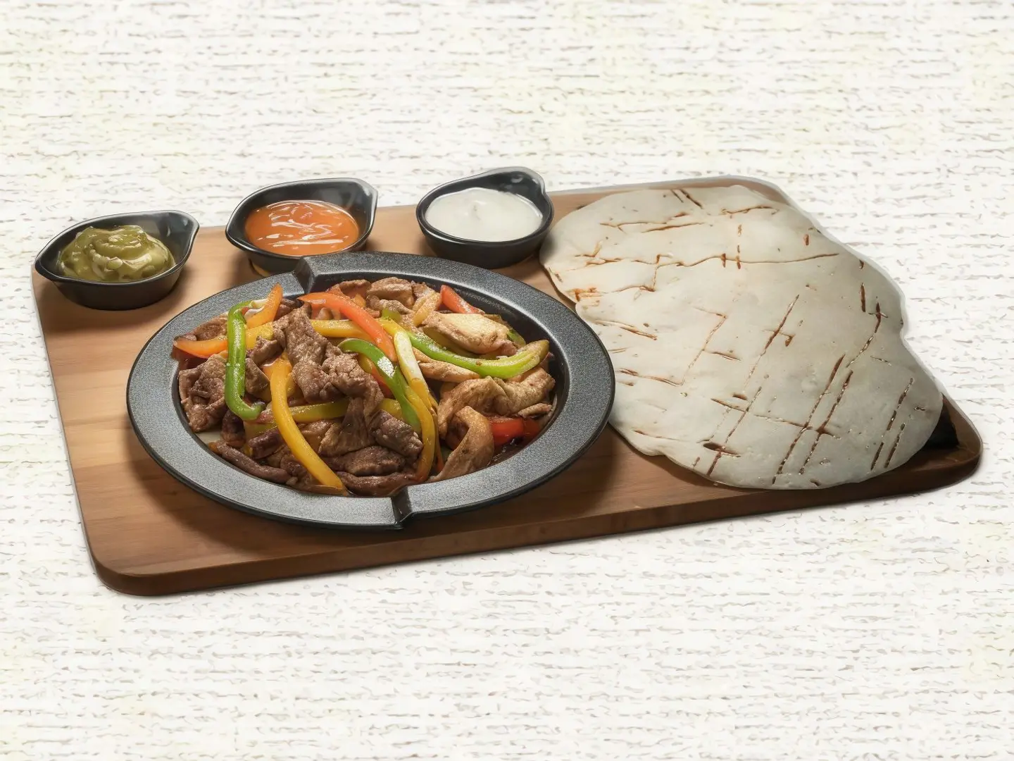 فاهيتا مكس لحم ودجاج