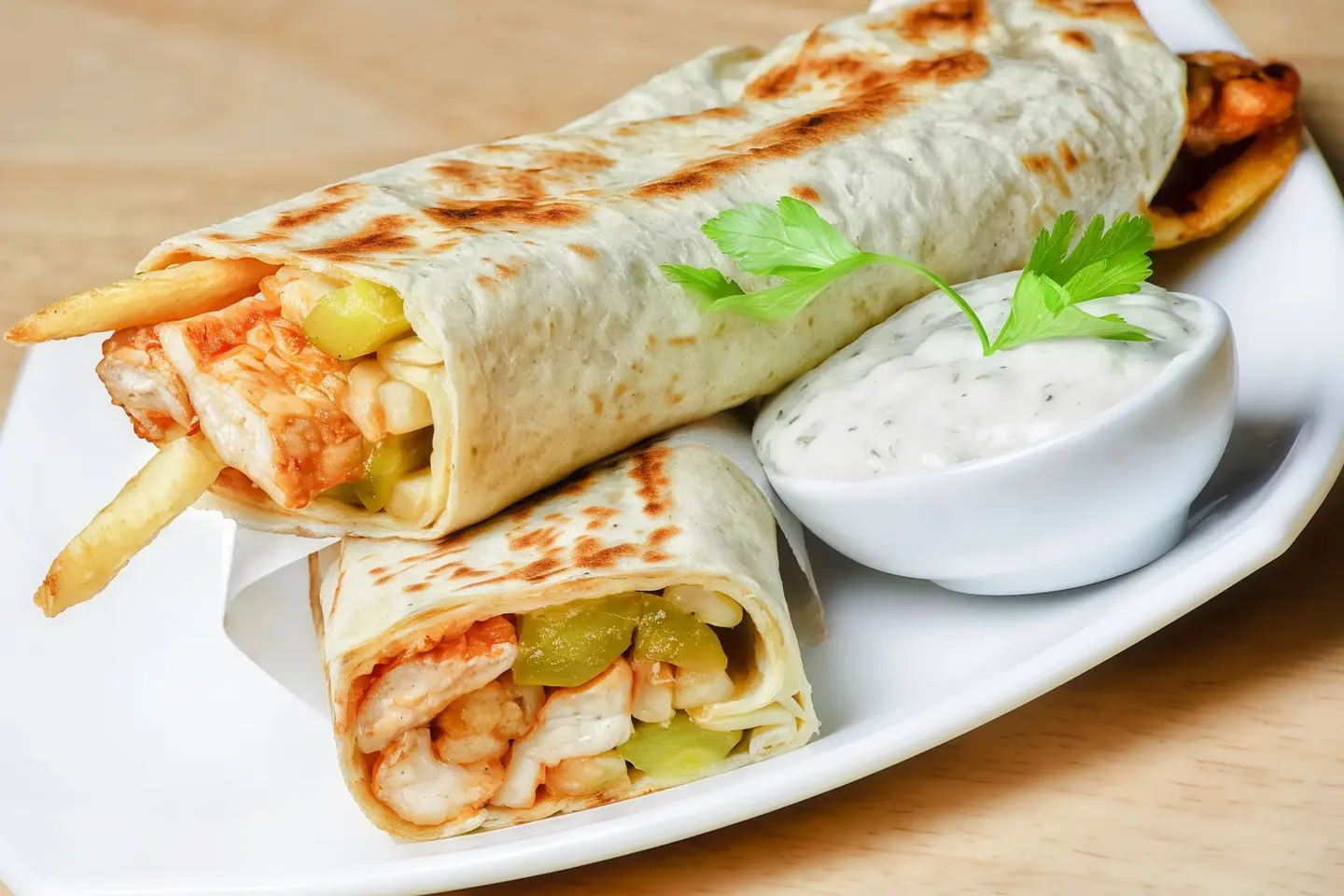 Small Shawarma Tortilla Sandwich