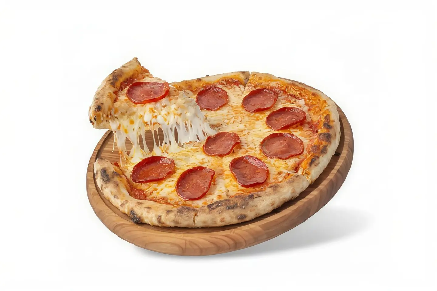 بيتزا بيبروني بالشوفان