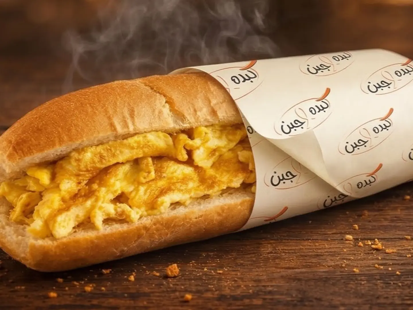 ساندويتش بيض مقلي