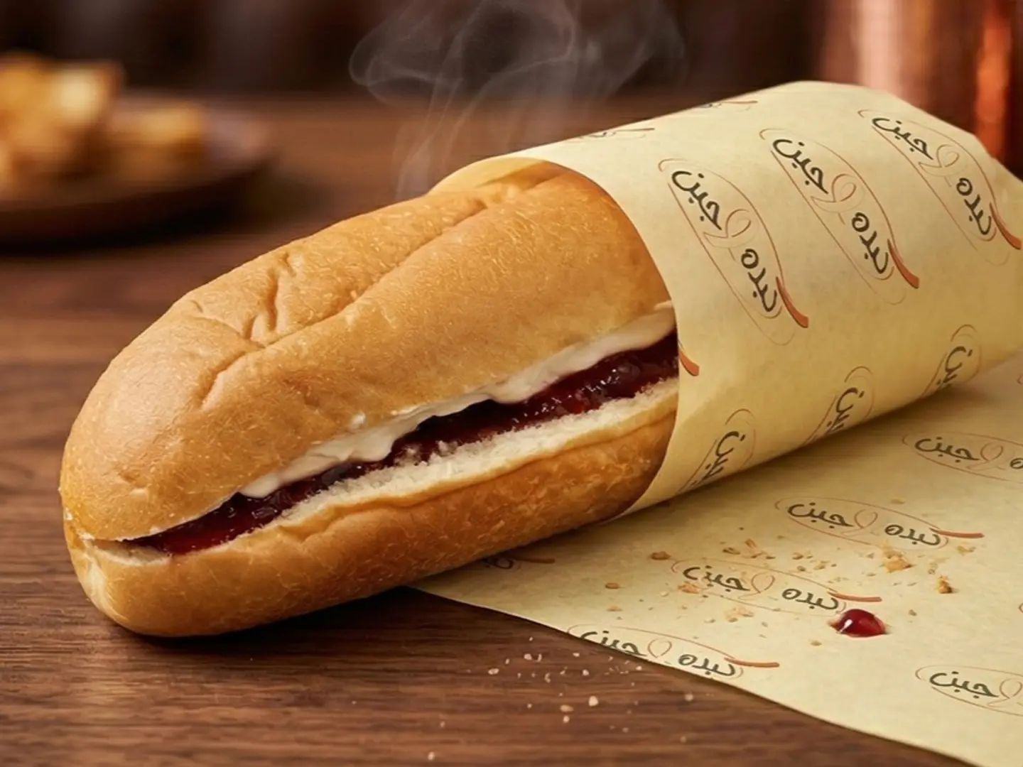 ساندويتش جبن و مربي