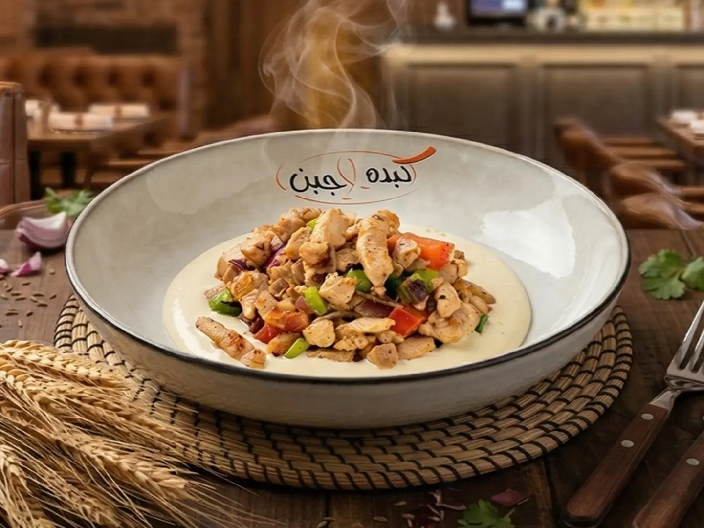 صحن مقلقل دجاج طازج