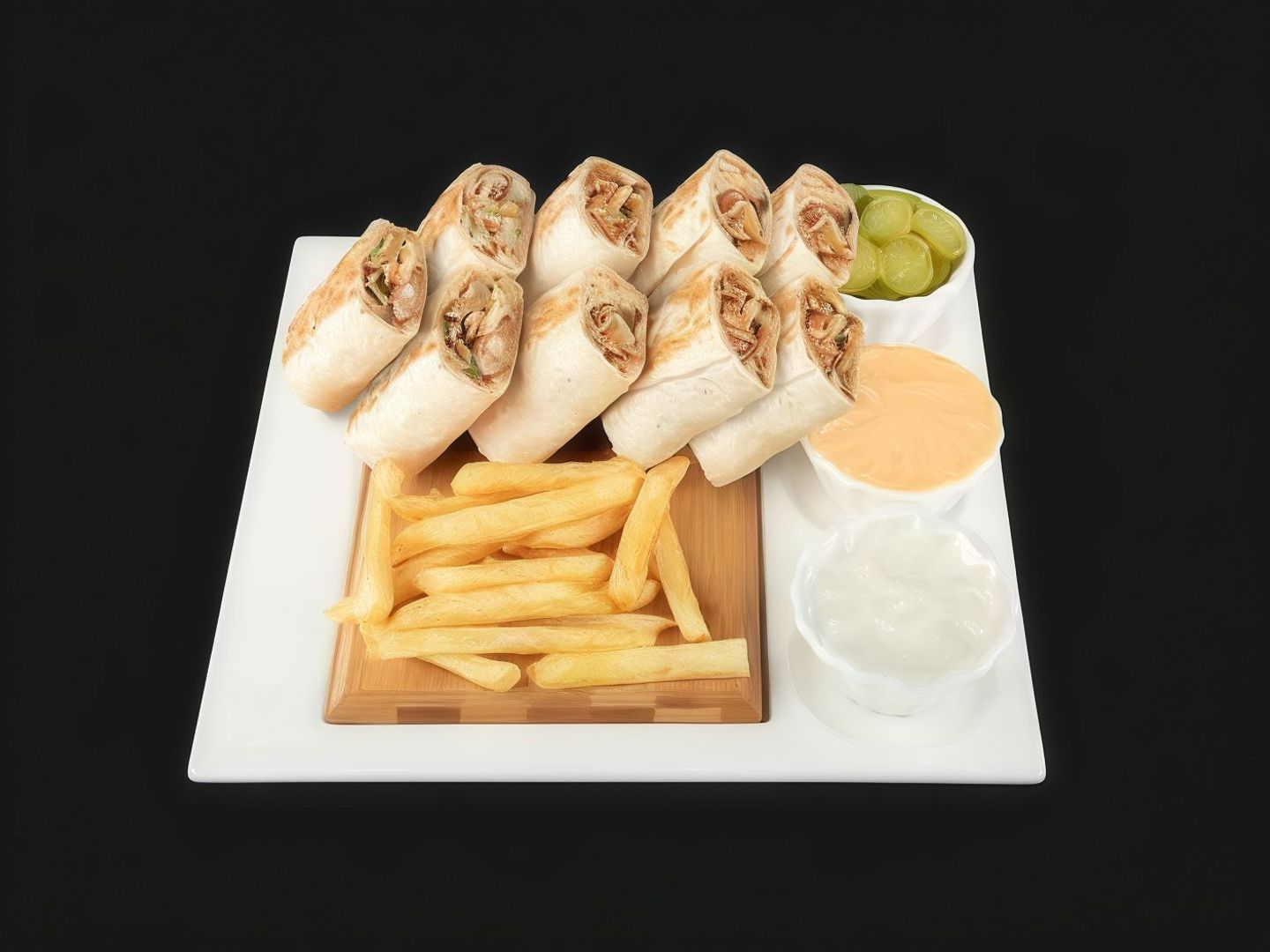 عربي دبل خبز تورتيلا