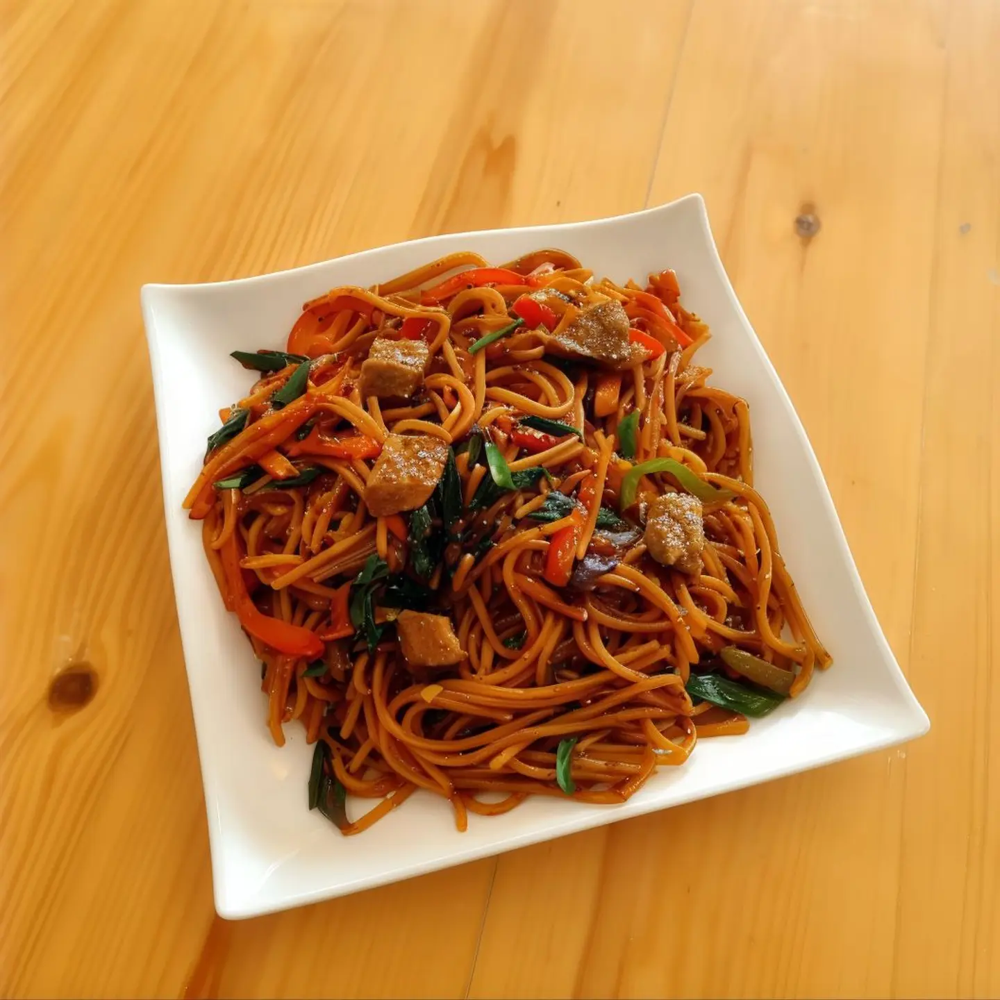 Meat Fried Pasta