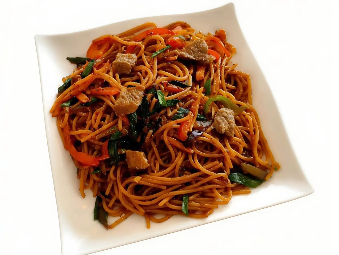 Meat Fried Pasta