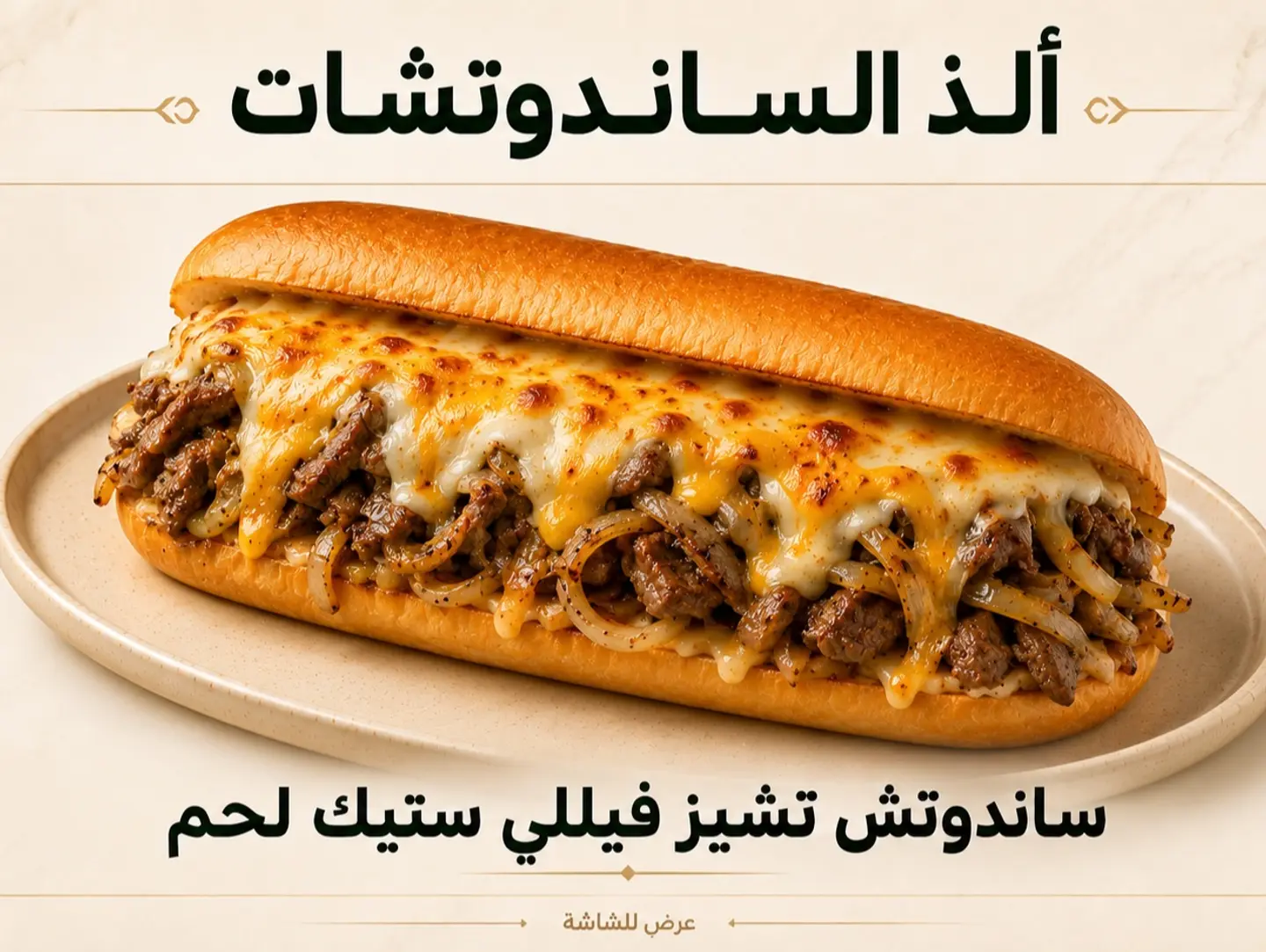 فللي ستيك ساندوتش