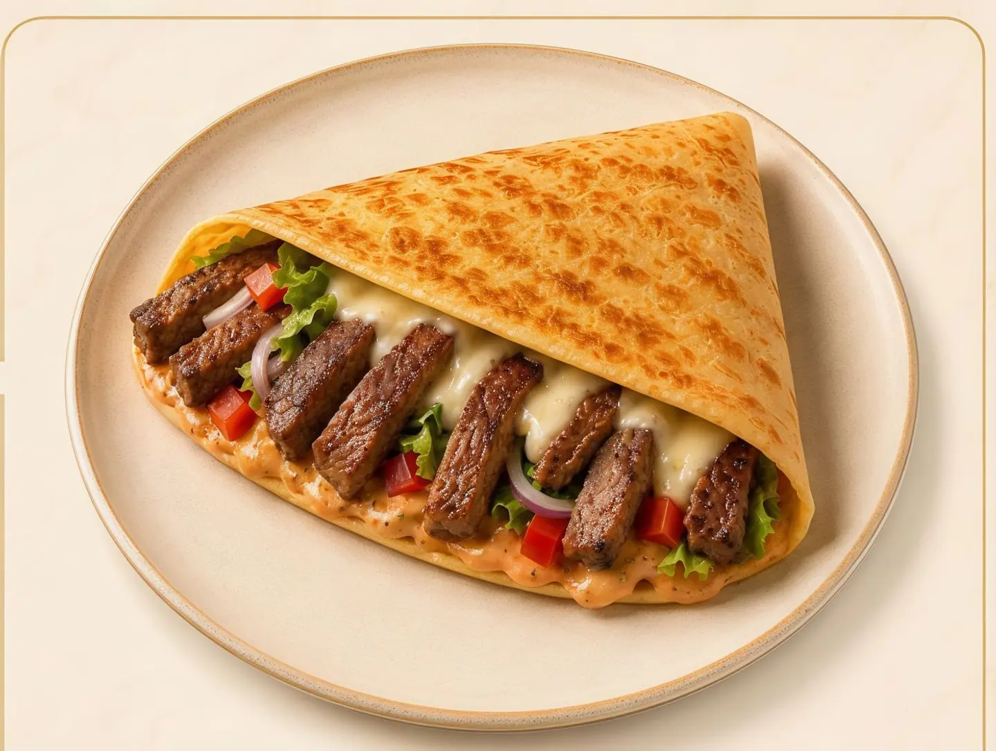 كريب برجر لحم سوبريم