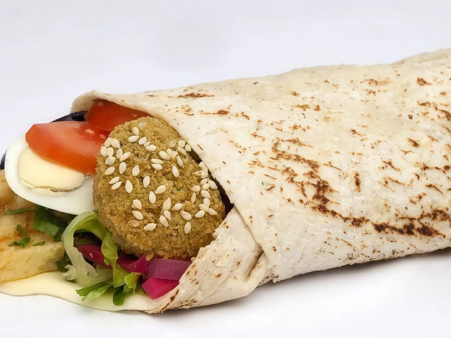 ساندوتش فلافل مشكل