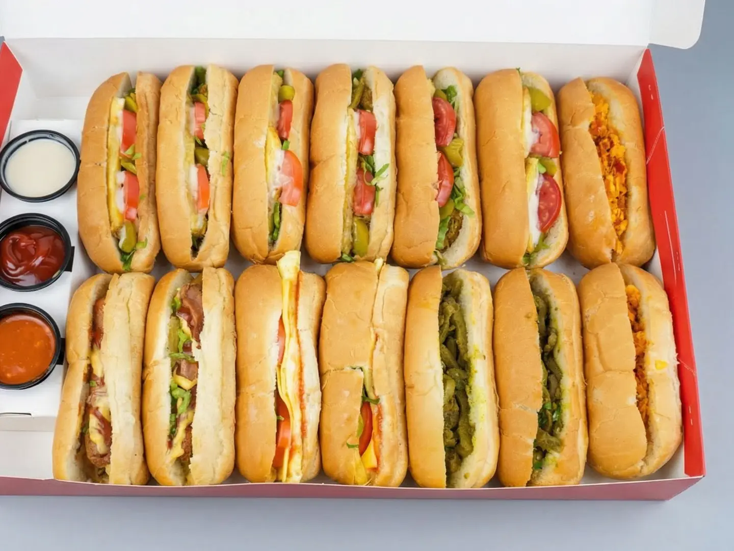 Falafel Box 14 Sandwiches