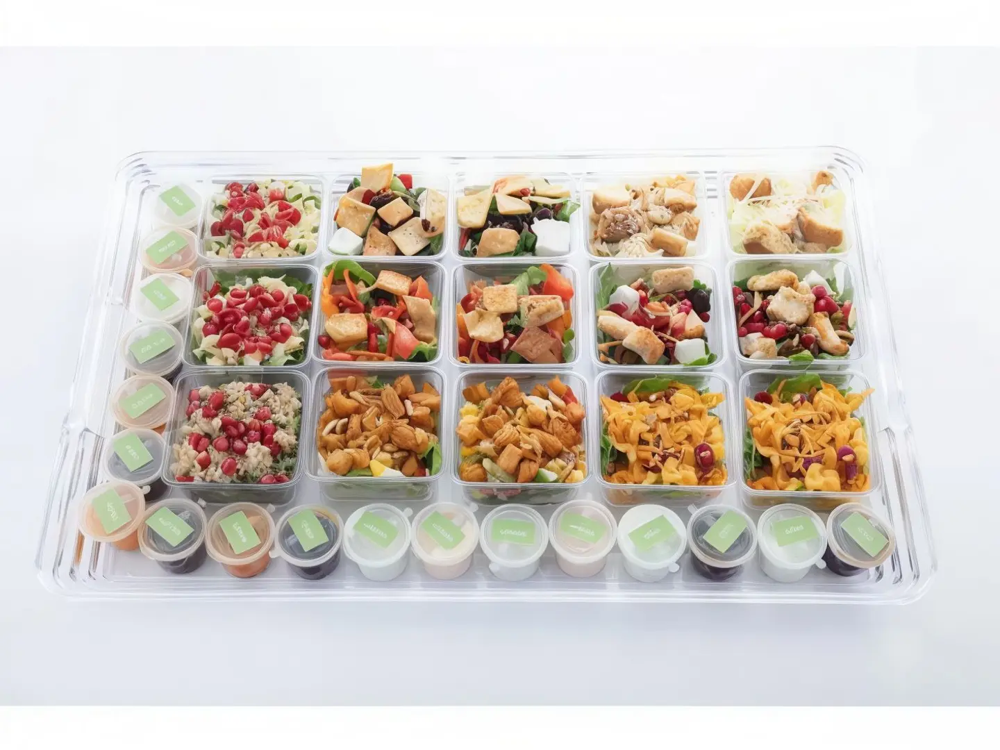 ميني سلطة (15 طبق حسب الاختيار)