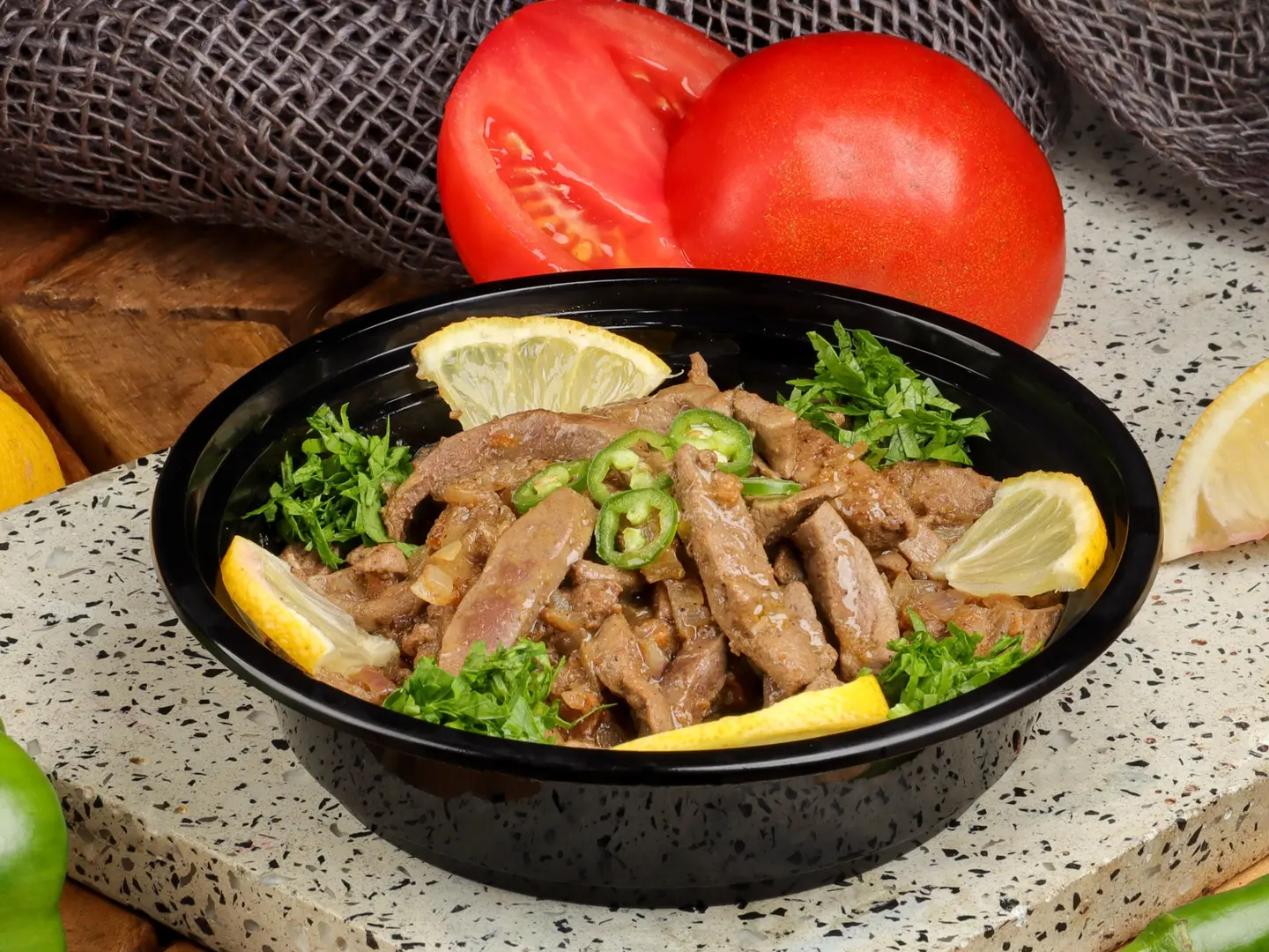 صحن كبدة صغير