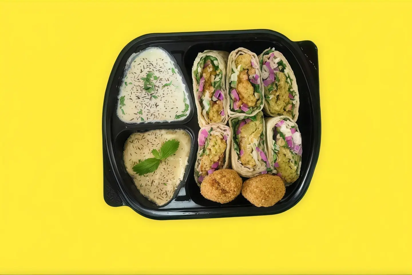 صحن فلافل عربي