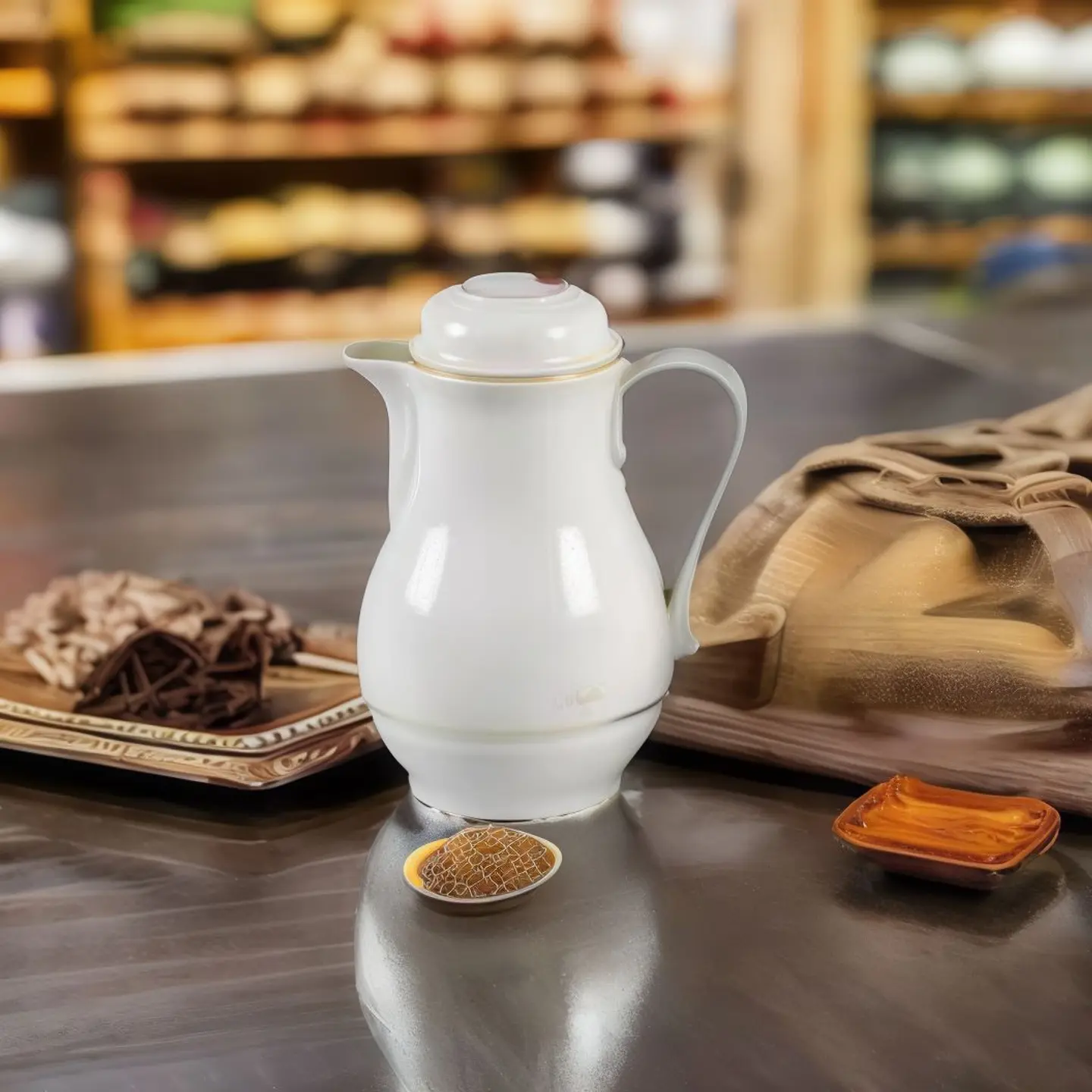 ترمس زنجبيل طازج وطبيعي بالليمون نكهة هـلا باضافة الزعفران مميز وصحي
