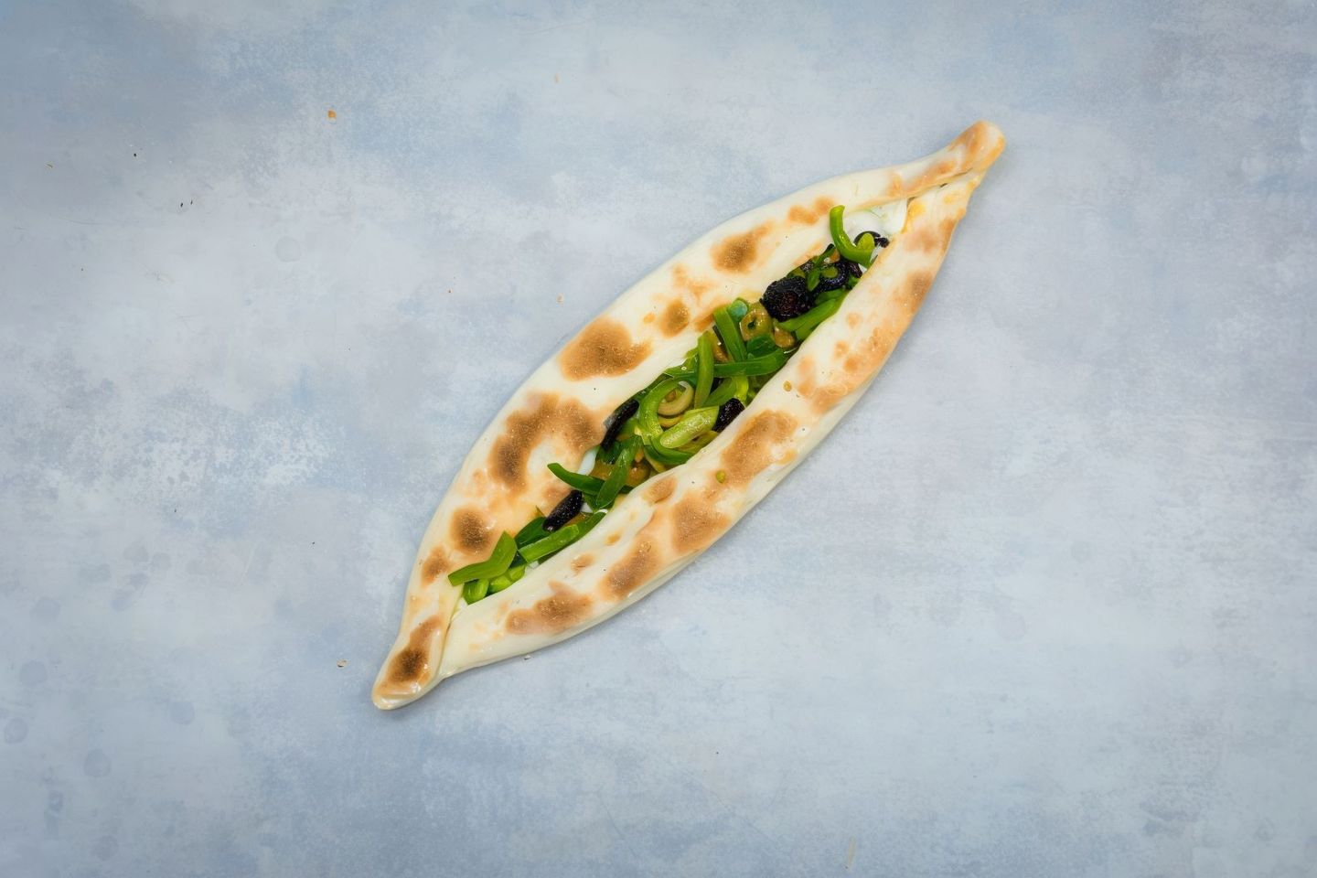 لبنه مع خضار