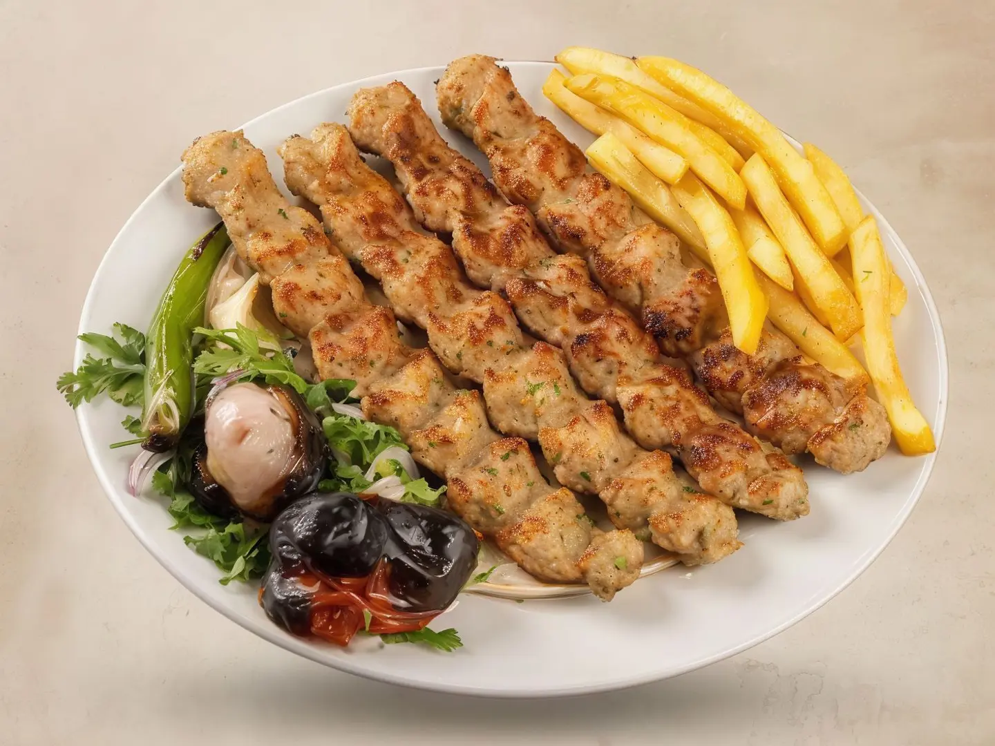 كباب دجاج عربي