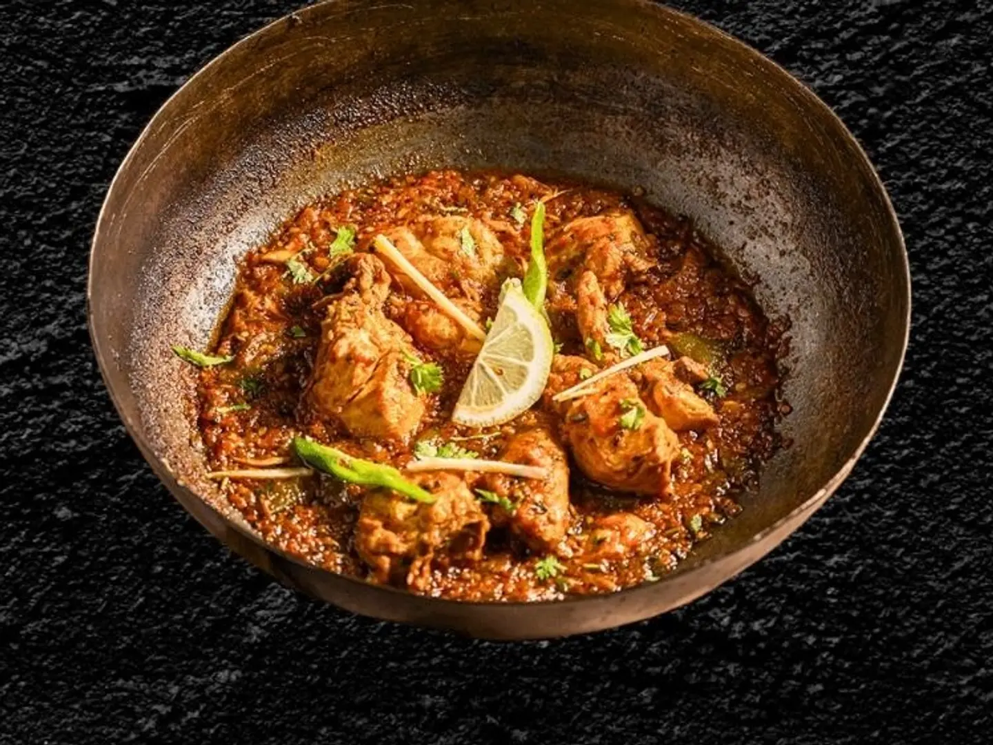 دجاج كاري كويلا نصف