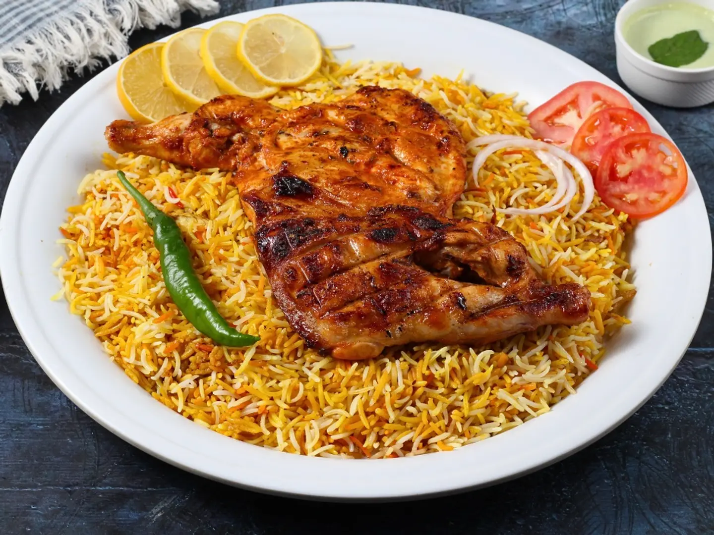 دجاج الفحم مع الأرز