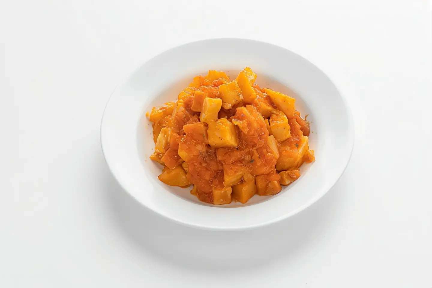 بطاطس مكعبات مع سمبل