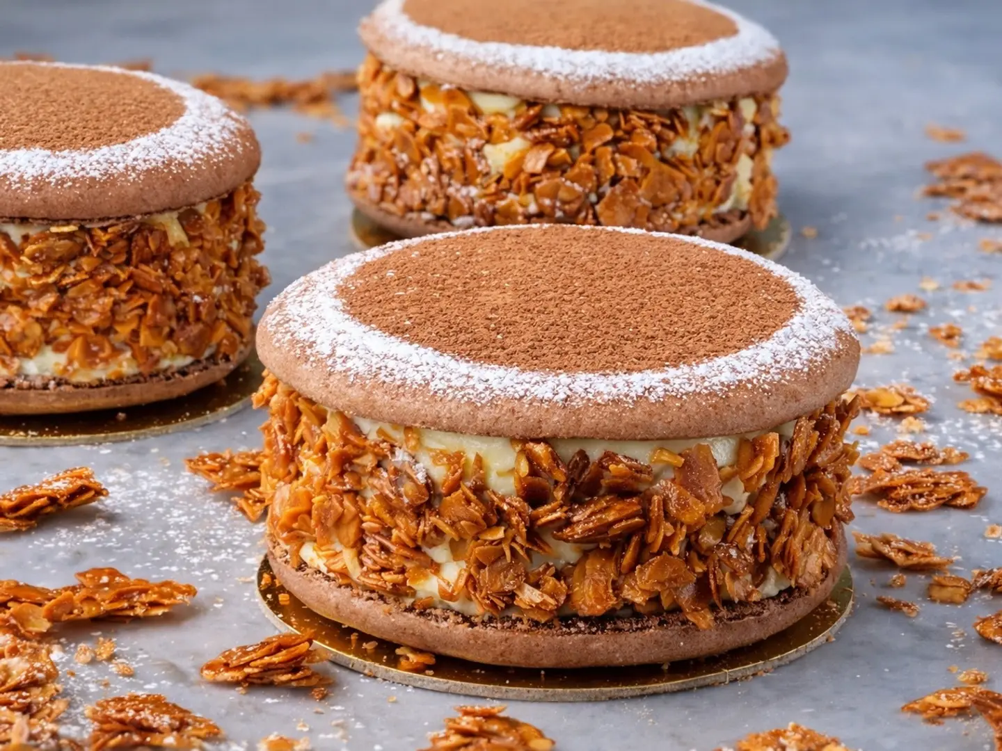 شوكلت كراميل براونيز ماكرون