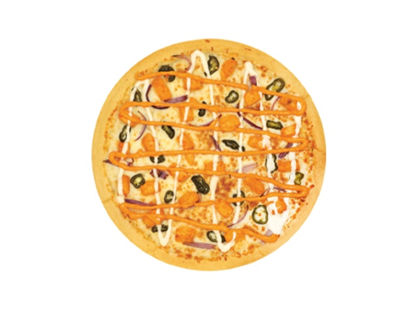 بيتزا دجاج ديناميت وسط